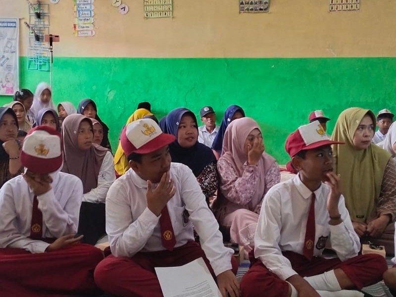 Tasyakkuran pelepasan kelas 6 SD Negeri 1 Baderan